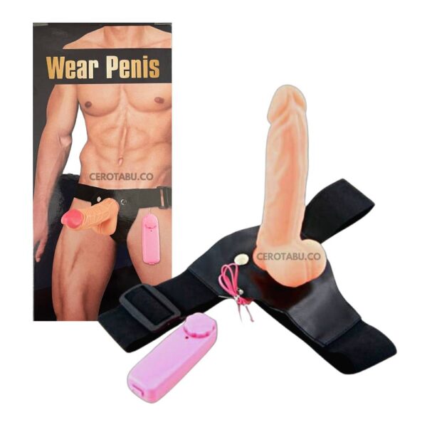 Arnes Con Dildo Vibrador