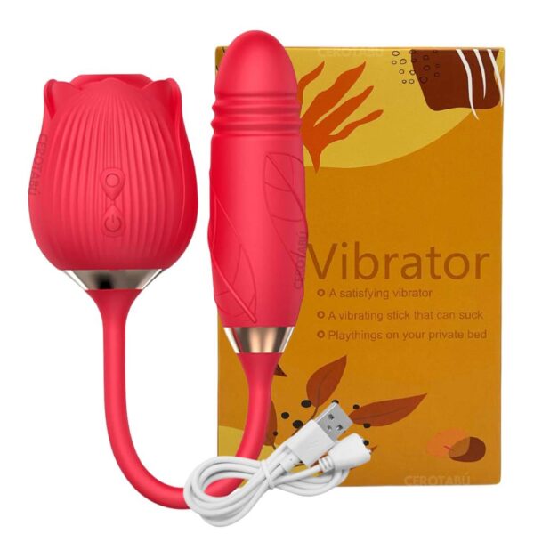 Vibrador Rosa Doble Estimulacion