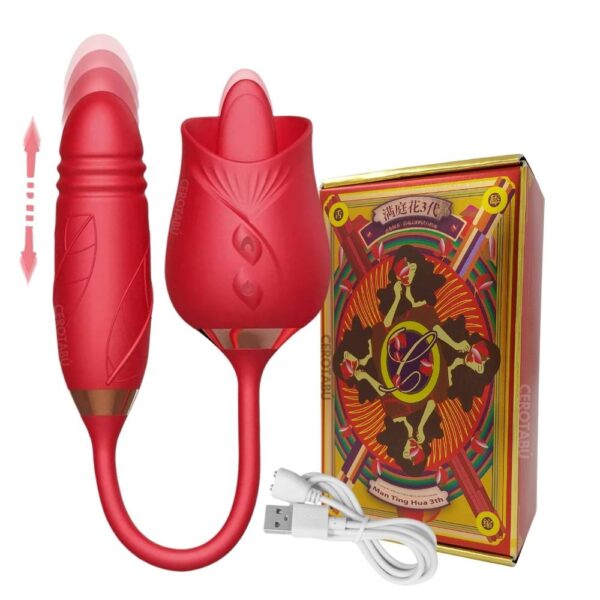 Vibrador Rosa Doble Estimulacion