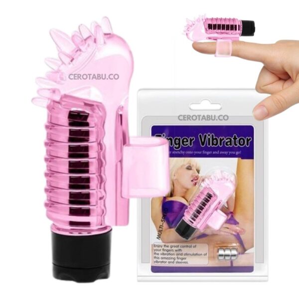 Funda Vibradora Masturbador Dedo