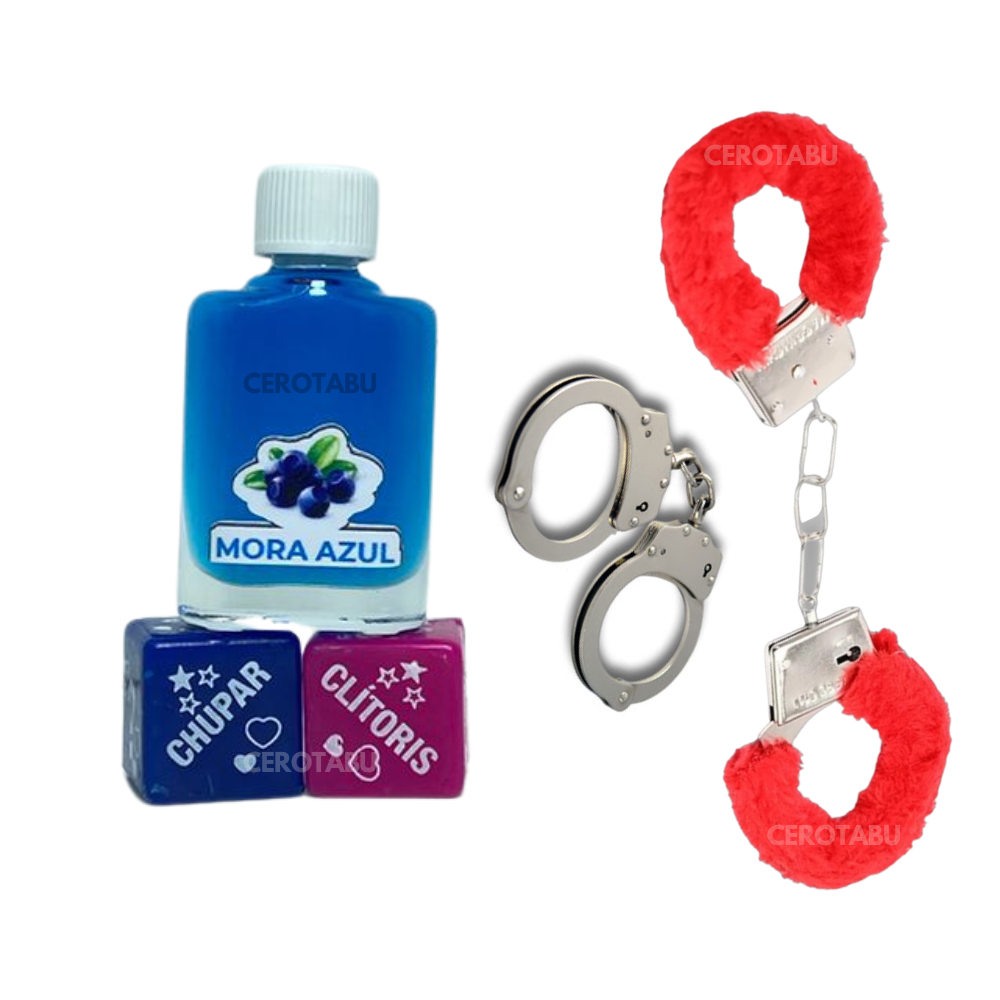 Kit esposas BDSM Dados Eroticos Aceite Sexo Oral