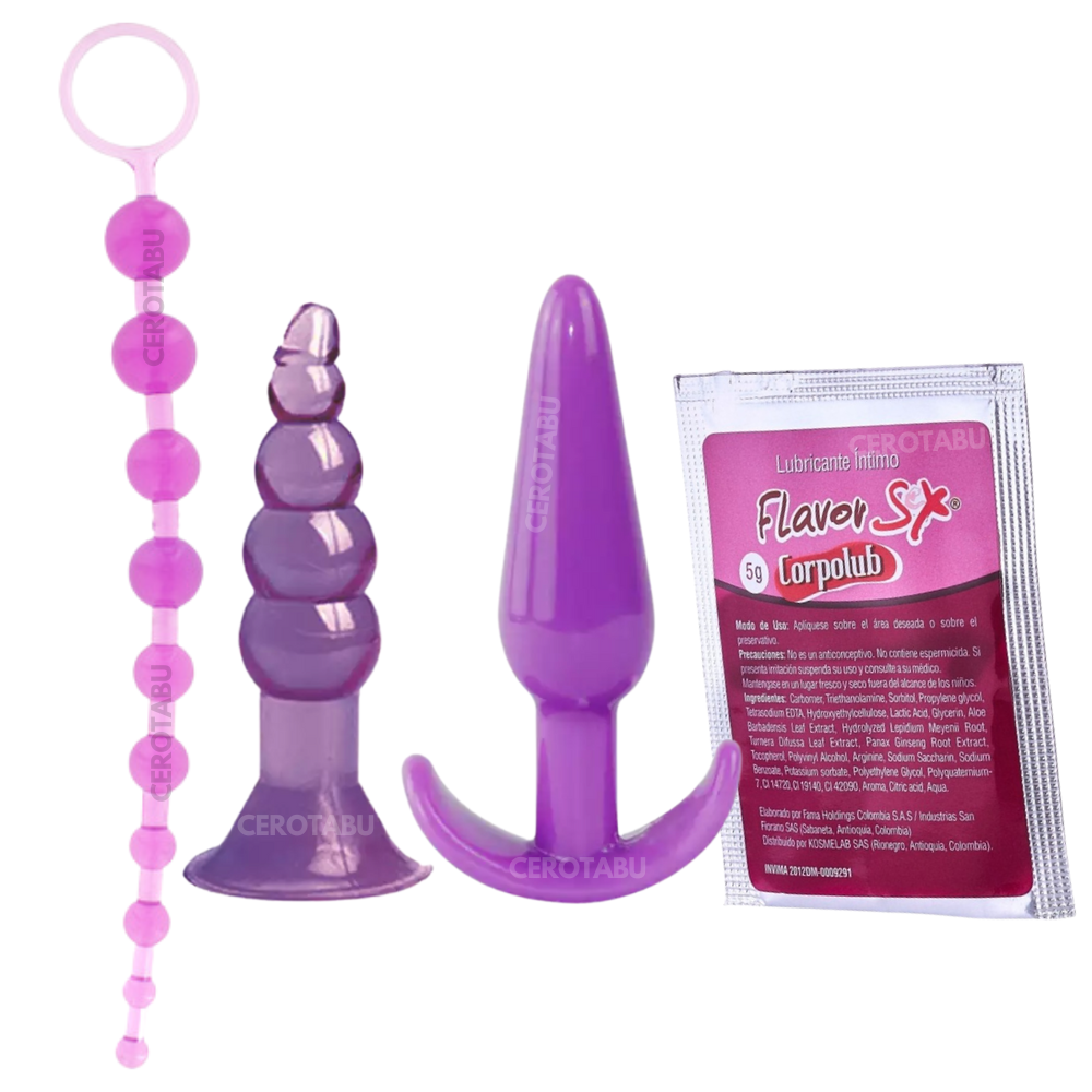 Kit bolas chinas plug x2 lubricante