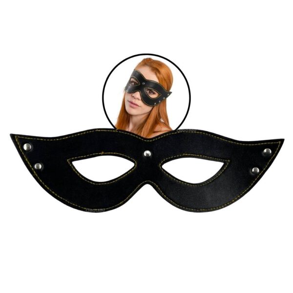 Antifaz Bondage En Cuero